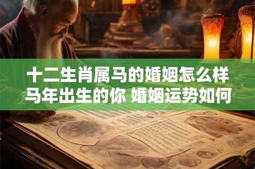 十二生肖属马的婚姻怎么样马年出生的你 婚姻运势如何