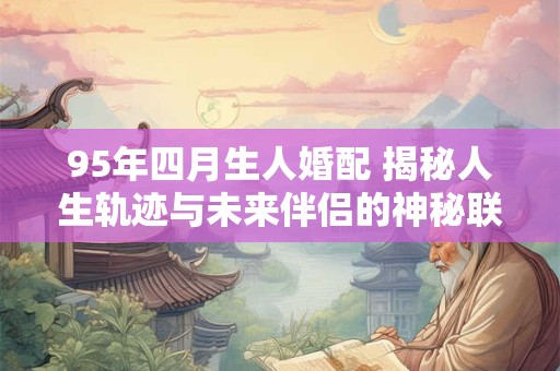 95年四月生人婚配 揭秘人生轨迹与未来伴侣的神秘联系