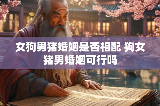 女狗男猪婚姻是否相配 狗女猪男婚姻可行吗