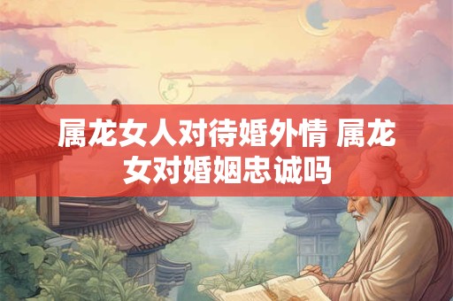 属龙女人对待婚外情 属龙女对婚姻忠诚吗