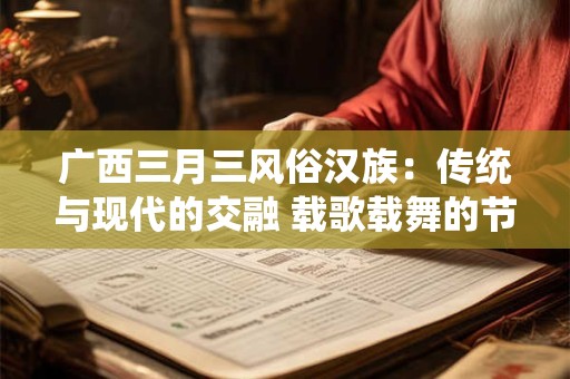 广西三月三风俗汉族：传统与现代的交融 载歌载舞的节日盛宴
