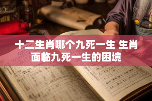 十二生肖哪个九死一生 生肖面临九死一生的困境