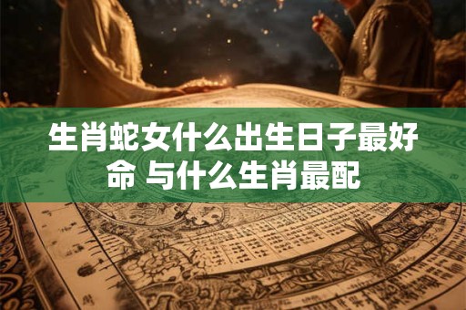 生肖蛇女什么出生日子最好命 与什么生肖最配