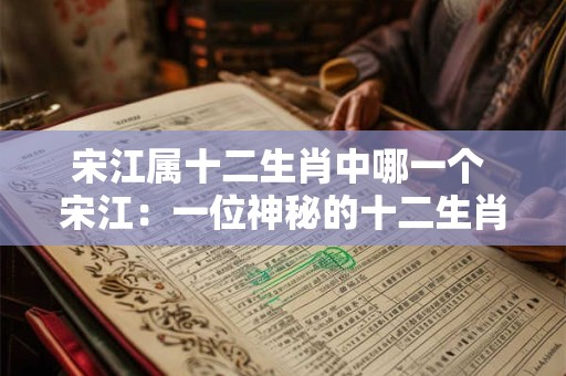 宋江属十二生肖中哪一个 宋江：一位神秘的十二生肖传奇人物