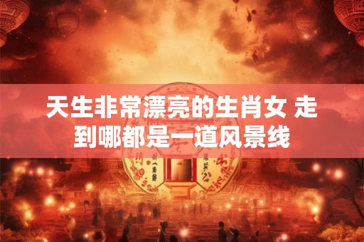 天生非常漂亮的生肖女 走到哪都是一道风景线