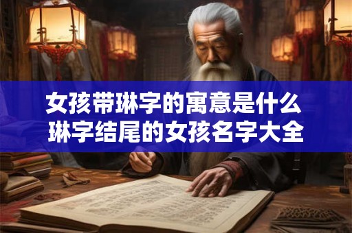 女孩带琳字的寓意是什么 琳字结尾的女孩名字大全