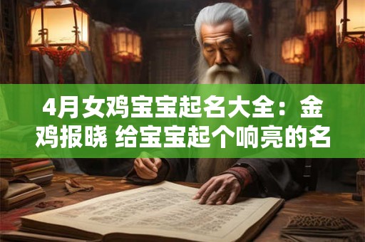 4月女鸡宝宝起名大全：金鸡报晓 给宝宝起个响亮的名字！