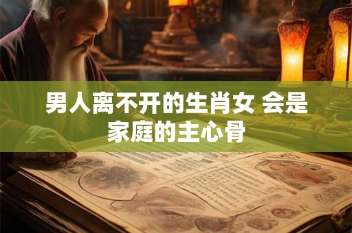 男人离不开的生肖女 会是家庭的主心骨