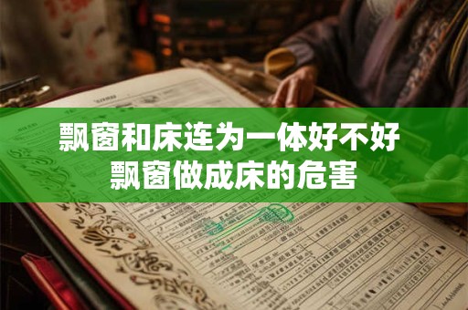 飘窗和床连为一体好不好 飘窗做成床的危害