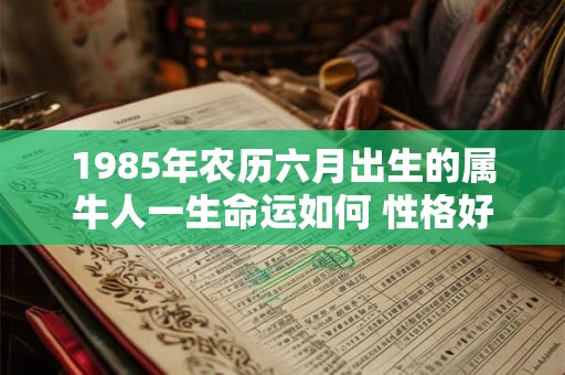 1985年农历六月出生的属牛人一生命运如何 性格好不好