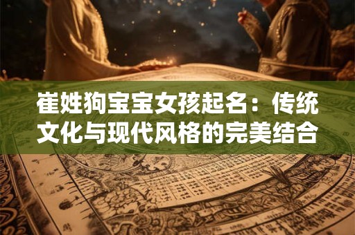 详细阅读:崔姓狗宝宝女孩起名:传统文化与现代风格的完美结合 崔姓狗宝宝女孩起名:传统文化与现代风格的完美结合