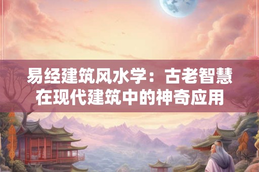 易经建筑风水学：古老智慧在现代建筑中的神奇应用