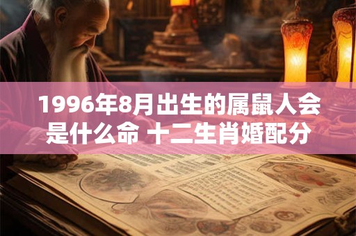 1996年8月出生的属鼠人会是什么命 十二生肖婚配分析！