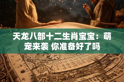 天龙八部十二生肖宝宝：萌宠来袭 你准备好了吗