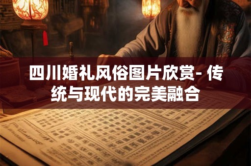 详细阅读:四川婚礼风俗图片欣赏- 传统与现代的完美融合 四川婚礼风俗图片欣赏- 传统与现代的完美融合