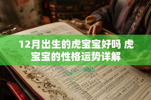 12月出生的虎宝宝好吗 虎宝宝的性格运势详解