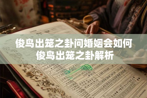 俊鸟出笼之卦问婚姻会如何 俊鸟出笼之卦解析