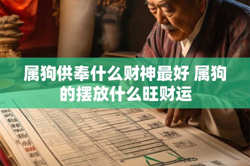 属狗供奉什么财神最好 属狗的摆放什么旺财运