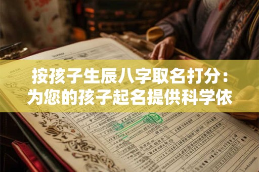 按孩子生辰八字取名打分：为您的孩子起名提供科学依据！