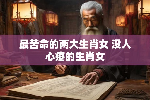 最苦命的两大生肖女 没人心疼的生肖女