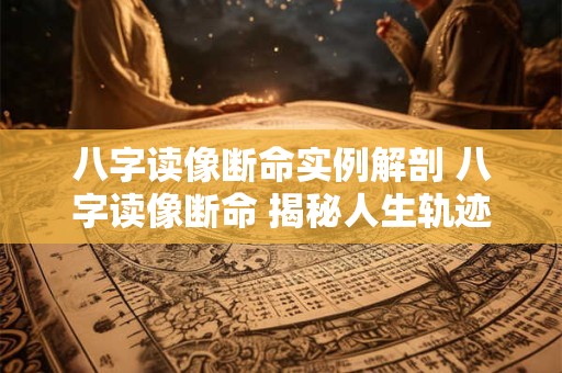 八字读像断命实例解剖 八字读像断命 揭秘人生轨迹的真相！