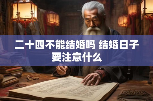 二十四不能结婚吗 结婚日子要注意什么
