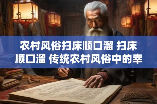 农村风俗扫床顺口溜 扫床顺口溜 传统农村风俗中的幸福祈愿