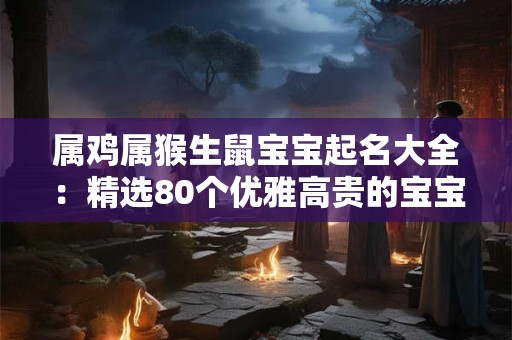 属鸡属猴生鼠宝宝起名大全：精选80个优雅高贵的宝宝名字