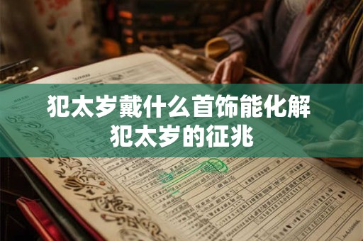 犯太岁戴什么首饰能化解 犯太岁的征兆