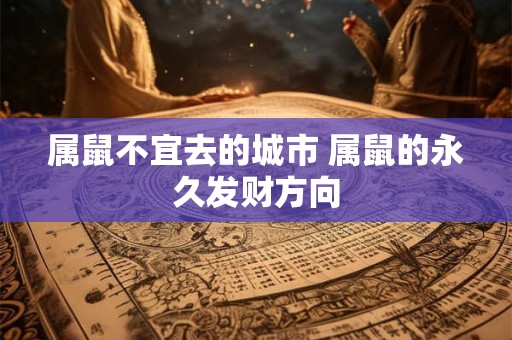 属鼠不宜去的城市 属鼠的永久发财方向