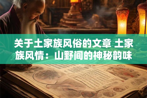 关于土家族风俗的文章 土家族风情：山野间的神秘韵味