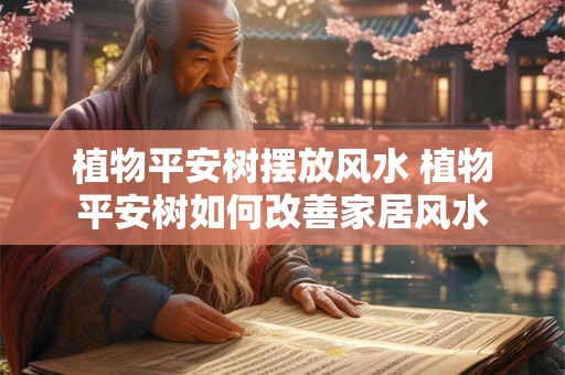 植物平安树摆放风水 植物平安树如何改善家居风水