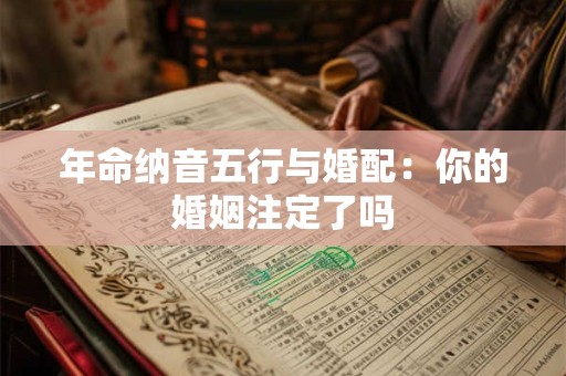 年命纳音五行与婚配：你的婚姻注定了吗