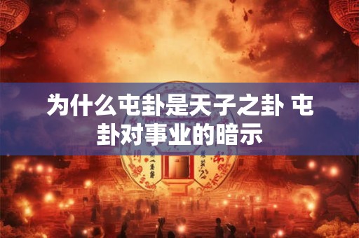 为什么屯卦是天子之卦 屯卦对事业的暗示