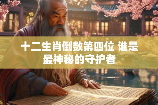十二生肖倒数第四位 谁是最神秘的守护者