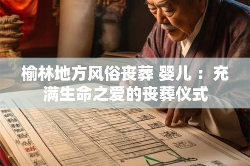 榆林地方风俗丧葬 婴儿 ：充满生命之爱的丧葬仪式