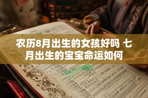 农历8月出生的女孩好吗 七月出生的宝宝命运如何
