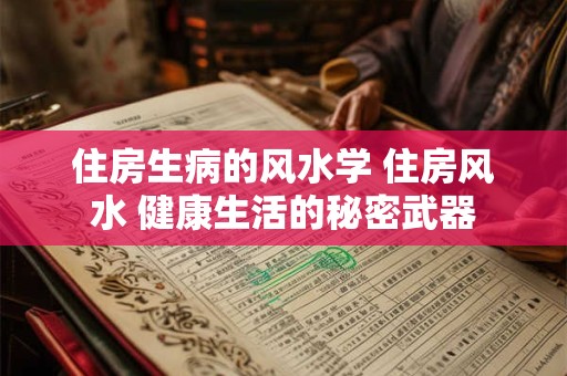 住房生病的风水学 住房风水 健康生活的秘密武器