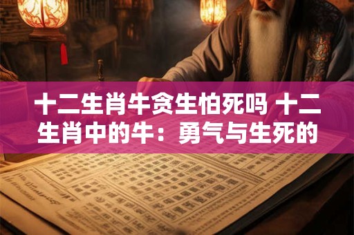 十二生肖牛贪生怕死吗 十二生肖中的牛：勇气与生死的较量！