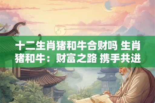 十二生肖猪和牛合财吗 生肖猪和牛：财富之路 携手共进