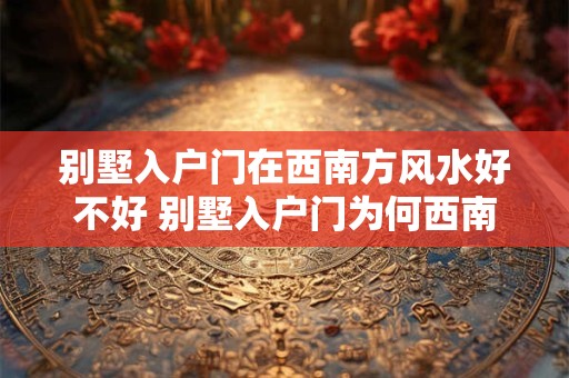 别墅入户门在西南方风水好不好 别墅入户门为何西南方风水佳