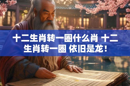 十二生肖转一圈什么肖 十二生肖转一圈 依旧是龙！