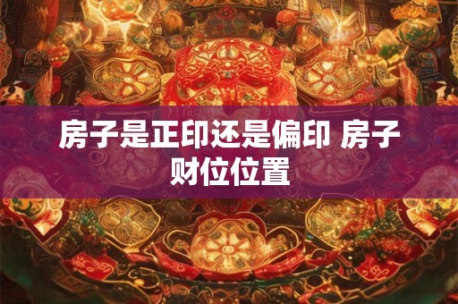 房子是正印还是偏印 房子财位位置