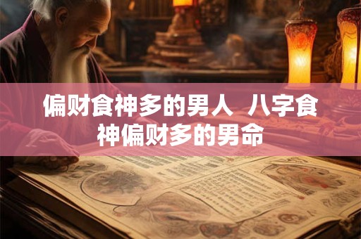 偏财食神多的男人  八字食神偏财多的男命