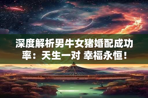 深度解析男牛女猪婚配成功率：天生一对 幸福永恒！