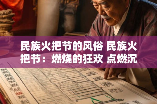 民族火把节的风俗 民族火把节：燃烧的狂欢 点燃沉寂的夜晚