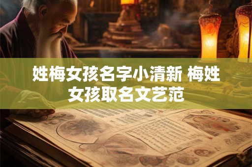 姓梅女孩名字小清新 梅姓女孩取名文艺范