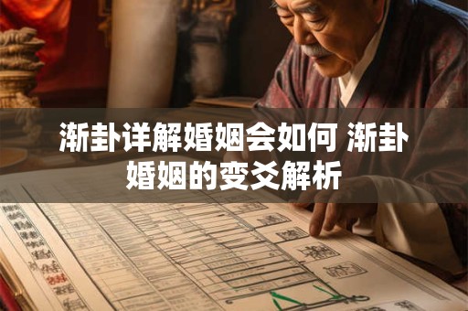 渐卦详解婚姻会如何 渐卦婚姻的变爻解析