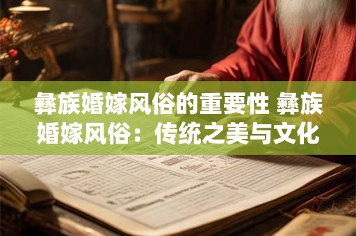 彝族婚嫁风俗的重要性 彝族婚嫁风俗：传统之美与文化之魅
