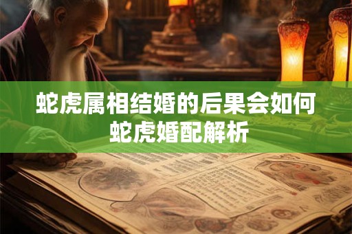 蛇虎属相结婚的后果会如何 蛇虎婚配解析